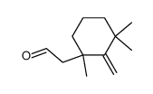 2-(1,3,3-Trimethyl-2-methylenecyclohexyl)acetaldehyde结构式