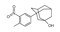 3-(4-methyl-3-nitrophenyl)adamantan-1-ol Structure