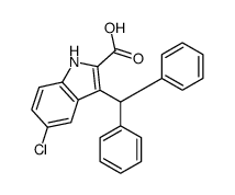 3-benzhydryl-5-chloro-1H-indole-2-carboxylic acid Structure