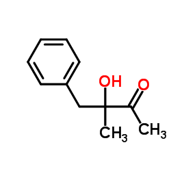 3-Hydroxy-3-methyl-4-phenyl-2-butanone Structure