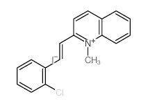 2-[(E)-2-(2-chlorophenyl)ethenyl]-1-methyl-2H-quinoline结构式