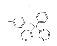 p-Iodbenzyltriphenylarsonium bromid Structure