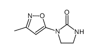 2-Imidazolidinone,1-(3-methyl-5-isoxazolyl)-(9CI) structure