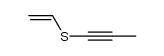 1-vinylsulfanyl-propyne结构式