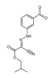 2-methylpropyl (2E)-2-cyano-2-[(3-nitrophenyl)hydrazinylidene]acetate Structure