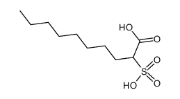 α-Sulfocaprinsaeure结构式