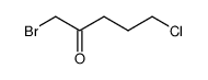 1-bromo-5-chloropentan-2-one Structure