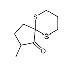 3-methyl-6,10-dithiaspiro[4.5]decan-4-one Structure