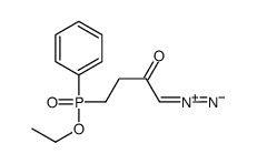 1-diazonio-4-[ethoxy(phenyl)phosphoryl]but-1-en-2-olate Structure