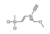 dichloro-[2-[ethynyl(methoxymethyl)silyl]ethenyl]-methylsilane Structure