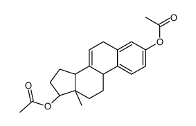 estra-1,3,5(10),7-tetraene-3,17alpha-diol diacetate结构式