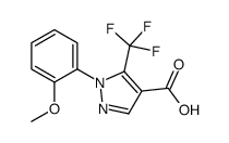 5-(TRIFLUOROMETHYL)-1-(2-METHOXYPHENYL)-1H-PYRAZOLE-4-CARBOXYLIC ACID结构式