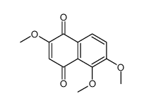 2,5,6-trimethoxynaphthalene-1,4-dione Structure