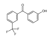 (3-hydroxyphenyl)-[3-(trifluoromethyl)phenyl]methanone Structure