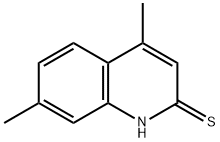 2(1H)-Quinolinethione, 4,7-dimethyl- Structure