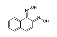 (1Z,2E)-1,2-Naphthochinondioxim Structure