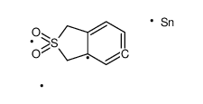 (2,2-dioxo-1,3-dihydro-2-benzothiophen-5-yl)-trimethylstannane结构式