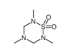 2,4,6-trimethyl-1,2,4,6-thiatriazinane 1,1-dioxide Structure