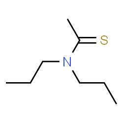 Ethanethioamide,N,N-dipropyl-结构式