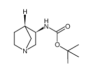 Carbamic acid, (1R,3R,4S)-1-azabicyclo[2.2.1]hept-3-yl-, 1,1-dimethylethyl Structure