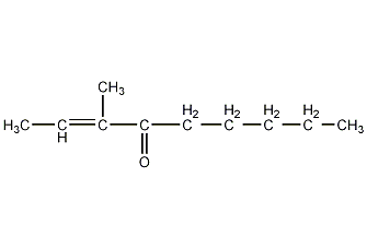 (2E)-3-Methyl-2-nonen-4-one Structure