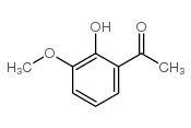 1-(2-羟基-3-甲氧苯基)乙酮结构式