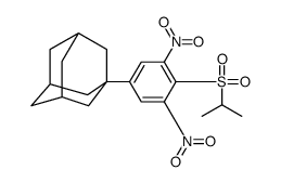 1-[4-[(1-Methylethyl)sulfonyl]-3,5-dinitrophenyl]tricyclo[3.3.1.13,7]decane Structure