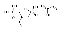 [phosphonomethyl(prop-2-enyl)amino]methylphosphonic acid,prop-2-enoic acid结构式