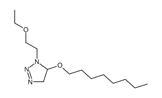 1-(2-ethoxy-ethyl)-5-octyloxy-4,5-dihydro-1H-[1,2,3]triazole Structure