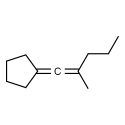 Cyclopentane, (2-methyl-1-pentenylidene)- (9CI)结构式