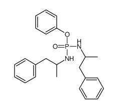 N-[phenoxy-(1-phenylpropan-2-ylamino)phosphoryl]-1-phenylpropan-2-amine结构式