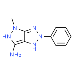 Pyrazolo[3,4-d]-1,2,3-triazol-6-amine, 1,2,4,5-tetrahydro-4-methyl-2-phenyl- (9CI) picture