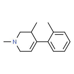 Pyridine, 1,2,3,6-tetrahydro-1,3-dimethyl-4-o-tolyl- (8CI) structure