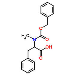 Cbz-N-methyl-DL-phenylalanine structure