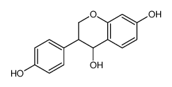 3-(4-羟基苯基)-色满-4,7-二醇结构式