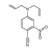 4-[bis(prop-2-enyl)amino]-2-nitrobenzonitrile结构式