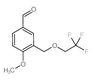 4-METHOXY-3-(2,2,2-TRIFLUORO-ETHOXYMETHYL)-BENZALDEHYDE Structure