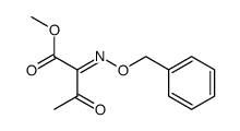 methyl 2-(benzyloxyimino)-3-oxobutanoate结构式