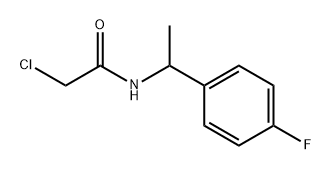 Acetamide, 2-chloro-N-[1-(4-fluorophenyl)ethyl]- structure