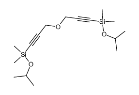 3,3-bis(dimethylisopropoxysilyl)-di-2-propynyl ether结构式