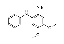 4,5-dimethoxy-N-phenyl-o-phenylenediamine Structure