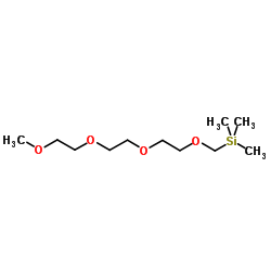 2,2-Dimethyl-4,7,10,13-tetraoxa-2-silatetradecane structure