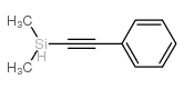 dimethyl(2-phenylethynyl)silicon结构式