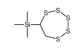 trimethyl(pentathiepan-6-yl)silane结构式