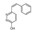 3-(2-phenylethenyl)-1H-pyridazin-6-one Structure