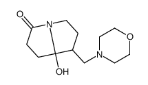 8-hydroxy-7-(morpholin-4-ylmethyl)-2,5,6,7-tetrahydro-1H-pyrrolizin-3-one Structure