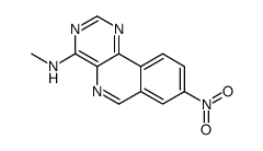 N-methyl-8-nitropyrimido[5,4-c]isoquinolin-4-amine Structure