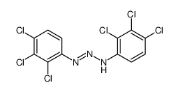 2,3,4-trichloro-N-[(2,3,4-trichlorophenyl)diazenyl]aniline Structure