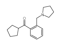 CYCLOPENTYL 2-(PYRROLIDINOMETHYL)PHENYL KETONE图片