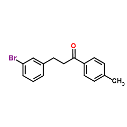 3-(3-Bromophenyl)-1-(4-methylphenyl)-1-propanone structure